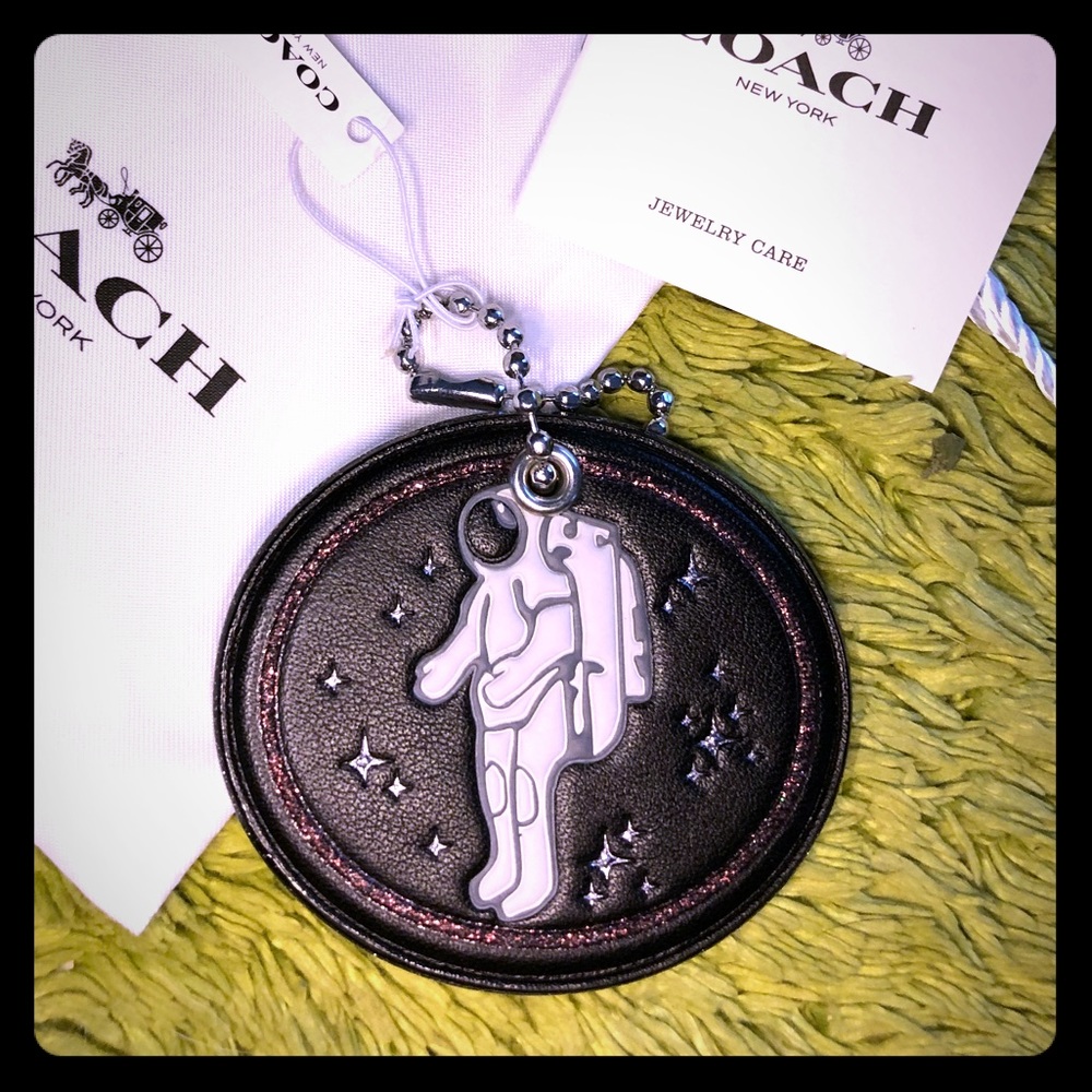 NASA coach Astronaut keychain hang tag